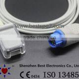 Schiller TM910 SpO2 Adapter Cable, 12pin >>DB9 Non Oximax Sensor, 2.4m