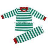Factory Cheap Price Kids Knit Pajamas Children Blank Christmas Girls Boutique Sets Kids Red Stripe Christmas Pajama Wholesale thumbnail-4