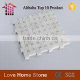 Customized Shaped Stone Mosaic Tiles, Basketweave Mosaic Tile for Wall and Floor thumbnail-6