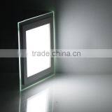 SMD5630 AC85-265V High Brightness Ceiling Recessed Lamps LED Panel Downlight Square Glass Panel Lights thumbnail-5