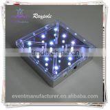 RGB Wedding Decoration Square 4 Inch Led Light Base for Party/weding