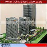 Acrylic , Plastic 3D Architectural Scale Model Miniature Commercial House Model