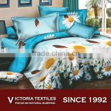 300 thread count spring 3d printed bedding comforter cover set floral print