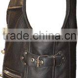 2015 New Leather Motorbike Vest thumbnail-2