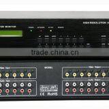 Synchronous Asynchronous Matrix Switching 8x8 Composite Video& Stereo Audio Matrix Switcher