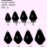 Plane Shape Swivel Lead Sinker, Fishing Lead Sinker thumbnail-1