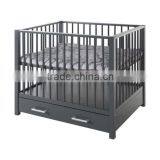 Europe Style Baby Cot Standard Size Wooden Baby Cot With Drawers thumbnail-1