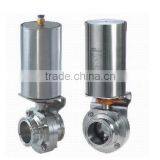 Popular Tri-clamp Connection Electric/penumatic Butterfly Valve thumbnail-3