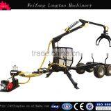 Tractor or ATV Mobile Forestry Trailer With Loading Crane thumbnail-3