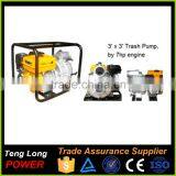 Electric Start 3 Inch Centrifugal Mini Water Pump With Gasoline Motor Price thumbnail-4