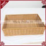 Wholesale Washable Supermarket Plastic Storage Basket for Fruit and Vegetable
