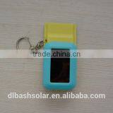 Solar Power Flashing USB Keychain Mini Usb Charger Whistle Keyring Ring thumbnail-1