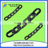 Wholesalers best selling welded steel link chain with DIN5685 galvanized steel link chain and welded link chain