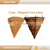 Cone shaped coco fiber basket china supplier