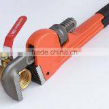 Amerian Style Pipe Wrench PVC Dipped Handle Carbon Steel Pipe Wrench thumbnail-3