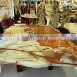 LIGHT GREEN ONYX TABLE TOPS COLLECTION Pakistan Onyx Marble Brings You Beautifully Designed Quality Light Green Onyx Table Tops thumbnail-2