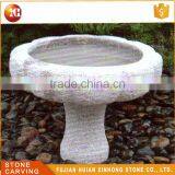 Stone Decorative Hand Carve Bird Carving Water Bowl thumbnail-6