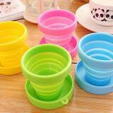 Camping Travel School Collapsible Silicone Cups thumbnail-2