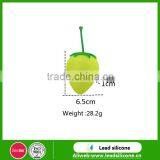 Promotional Gift Soft Silicone Key Bag, Custom Strawberry Design Soft Silicone Key Bag, Hot Selling Key Bag thumbnail-2