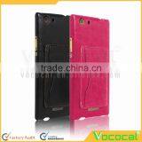 Lichee Pattern Case Cover With Stand Function and One Card Solt for Wiko Ridge 4G thumbnail-2