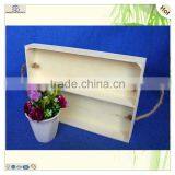 Super Large Fsc Certified 2 Grids Compartments Wooden Tray thumbnail-4