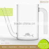 New Designed 450Ml Glass Borosilicate Oil Pot