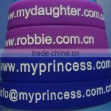 customized supporting silicone wristband