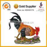 21 Inch Garden Decoration Lifelike Resin Standing Animal Sculpture Rooster thumbnail-6