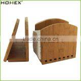 2017 Hot Bamboo Wooden Adjustable Paper Towel Holder/Homex_BSCI thumbnail-1