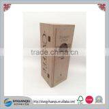 Solid Oak Wood Printing Wine Box thumbnail-3