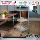 Cheap Kitchen Vegetable Carts Kitchen Trolley With Metal Basket thumbnail-2