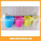 Plastic Wall Mounted Storage Holder Bath Kitchen Accessories Rack thumbnail-1
