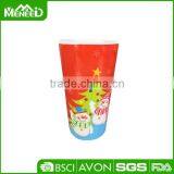 Fiestaware Products Unbreakable Snowman Print Red Round Christmas Cup thumbnail-1