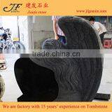 Best Selling Padang Black Weeping Angel Engraving Granite Tombstone thumbnail-2