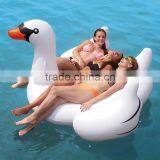 2017 Fashion Leasure Giant White Swan Swimming Inflatable Toys Flamingo Pool Float for Adults and Kids Water Games Party Toys thumbnail-2