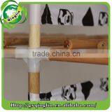 Solid Wood Simple Folding Oxford Fabric Wooden Clothes Wardrobe thumbnail-5