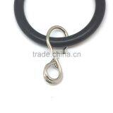 Furniture DIY Steel Curtain Rod Ring Loose Eyelet ID35mm/OD42mm Black Colour thumbnail-4