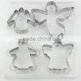 Metal Christmas Cookie Cutters Angel Cookie Cutter Embossed,tool Shaped Cookie Cutters thumbnail-4