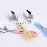 BSX97 Hot Selling Lovely Cheap Stainless Steel Baby Spoon for Feeding thumbnail-3
