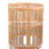 Round 8 in 1 Factory Childhood to Adulthood Popular Baby Crib thumbnail-3