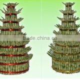 Lucky Bamboo ( Dracaena Sanderiana) Tower Shape thumbnail-1