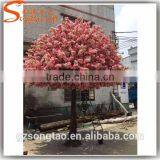 Indoor Silk Artificial Cherry Blossom Tree Fake Blossom Tree for Weddings Decoration thumbnail-1