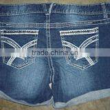 Denim Shorts, Ladies Stylist Denim Sexy Shorts thumbnail-2