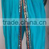 Sale WHOLESALE LOT 10 DHOTI PANTS SALWAR BOTTOM , COTTON EMBROIDERED thumbnail-1