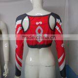 Cheerleading Shirt and Shorts, Plus Size Cheerleading Uniforms Custom thumbnail-6