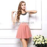 White Ladies Office Wear Beads Design for Ladies Blouse Collar Design thumbnail-3