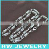 Bullet Chain, 36inch, Bling Bling Jewelry Necklace, Hip Hop Men Necklace,, Ice Out Jewelry,HWNE90318 thumbnail-1