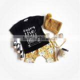 2017 Latest OEM Manufacturers Cheap Custom Wholesale Kids Children's Black Short Sleeve Printed Plain Round Neck T-shirt thumbnail-1