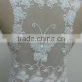 High Quality Mesh Embroidered Cotton Lady's White Lace Summer Vest thumbnail-2