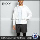 100% Polyester All Over Print Reflective Trim White Hooded Sports Jacket Mens With Mesh Lining Inside Simple Long Sleeves thumbnail-6